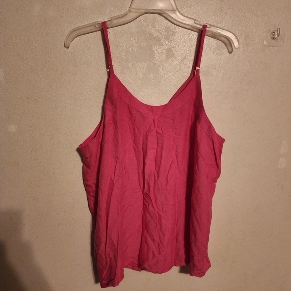 Marisol Pink Eyelet Button Down Rayon Cami Size L NWT - Picture 2 of 9
